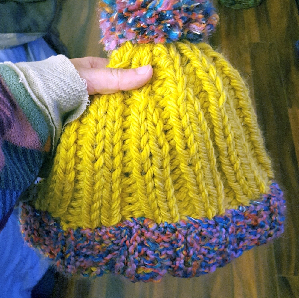 Handmade, Colorful Hat - Picture 2 of 3